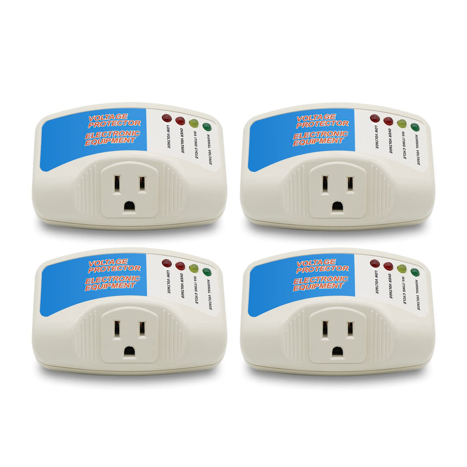 BSEED front view surge protector showing outlet and LEDs for quick status