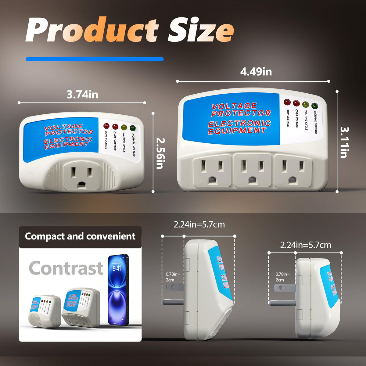 BSEED surge protector LED indicators display status at a glance