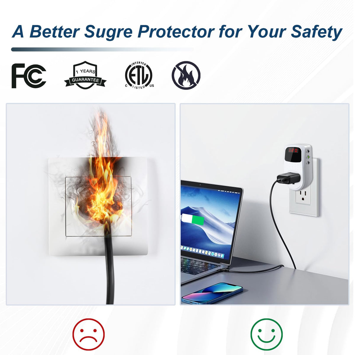 BSEED adjustable voltage protection provides tailored safety for sensitive equipment.