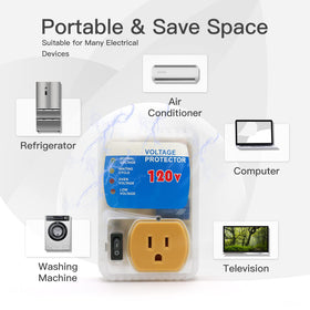 BSEED plugged into refrigerator outlet protecting compressor from voltage harm