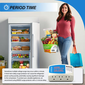 BSEED side label with specifications and ratings to confirm safe appliance use