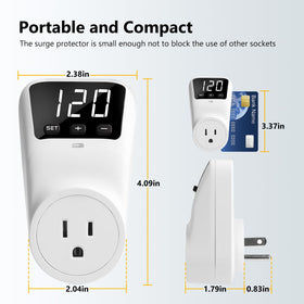 BSEED surge protector adjustable voltage controls for custom protection thresholds