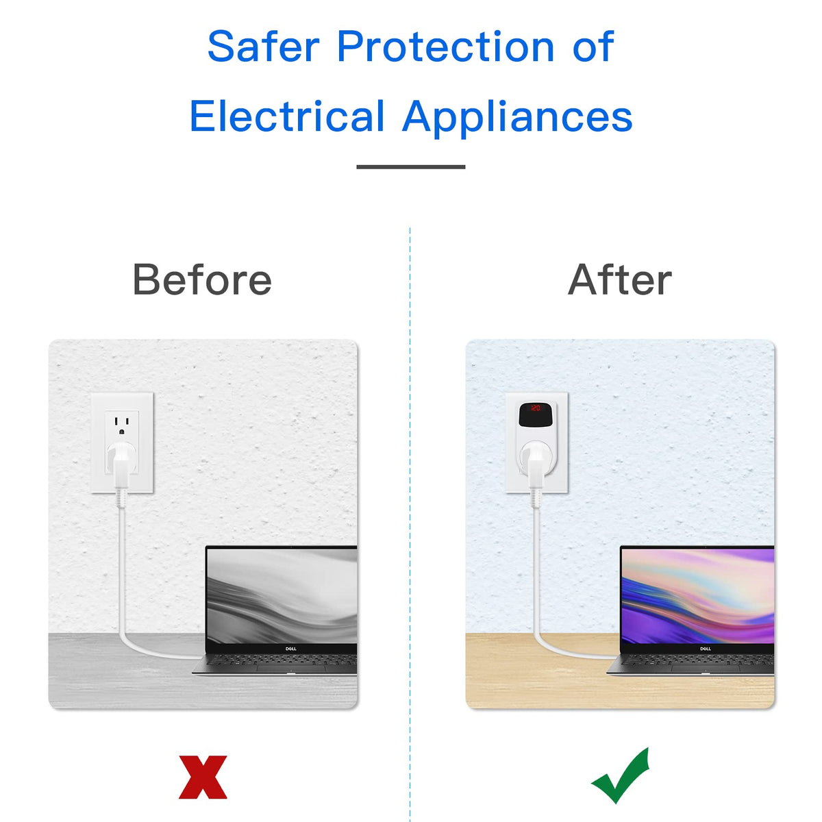 BSEED surge protector ideal for safeguarding home appliances and electronics.