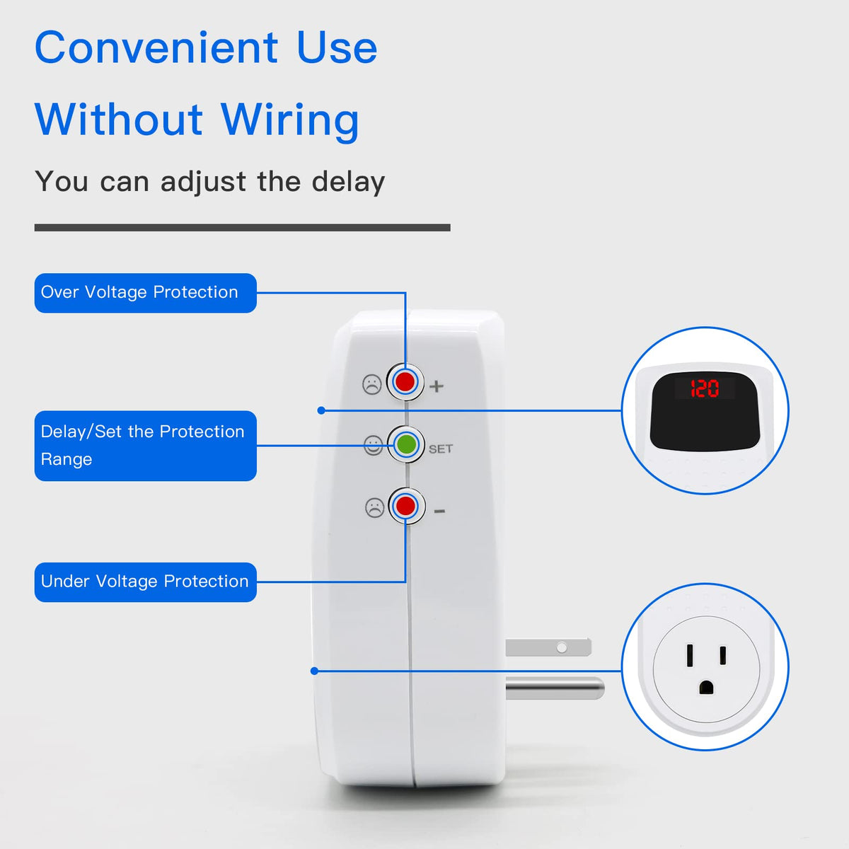 BSEED surge protector flame-retardant shell enhances safety and long-lasting durability.