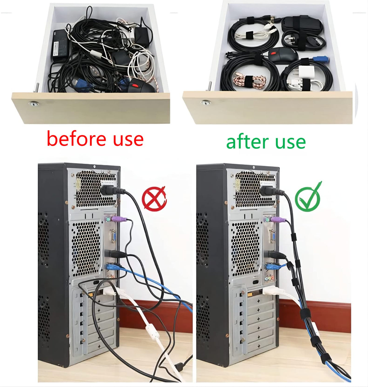 Free-cutting cable rolls allow tailor-made lengths with minimal waste.