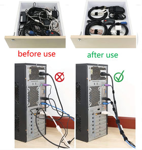BSELEYY multi-use cable organizer for data, power and garden wires