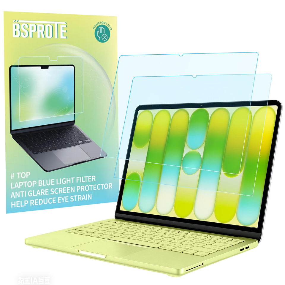 BSPROTE blue light filter on Mac Neo 13 for reduced glare during long work