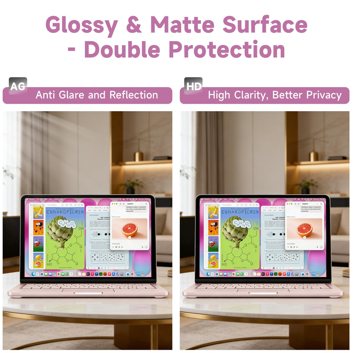 BSPROTE glossy HD side showing clear display for night use