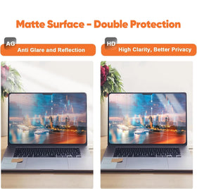 BSPROTE privacy screen for MacBook Air reduces blue light and glare