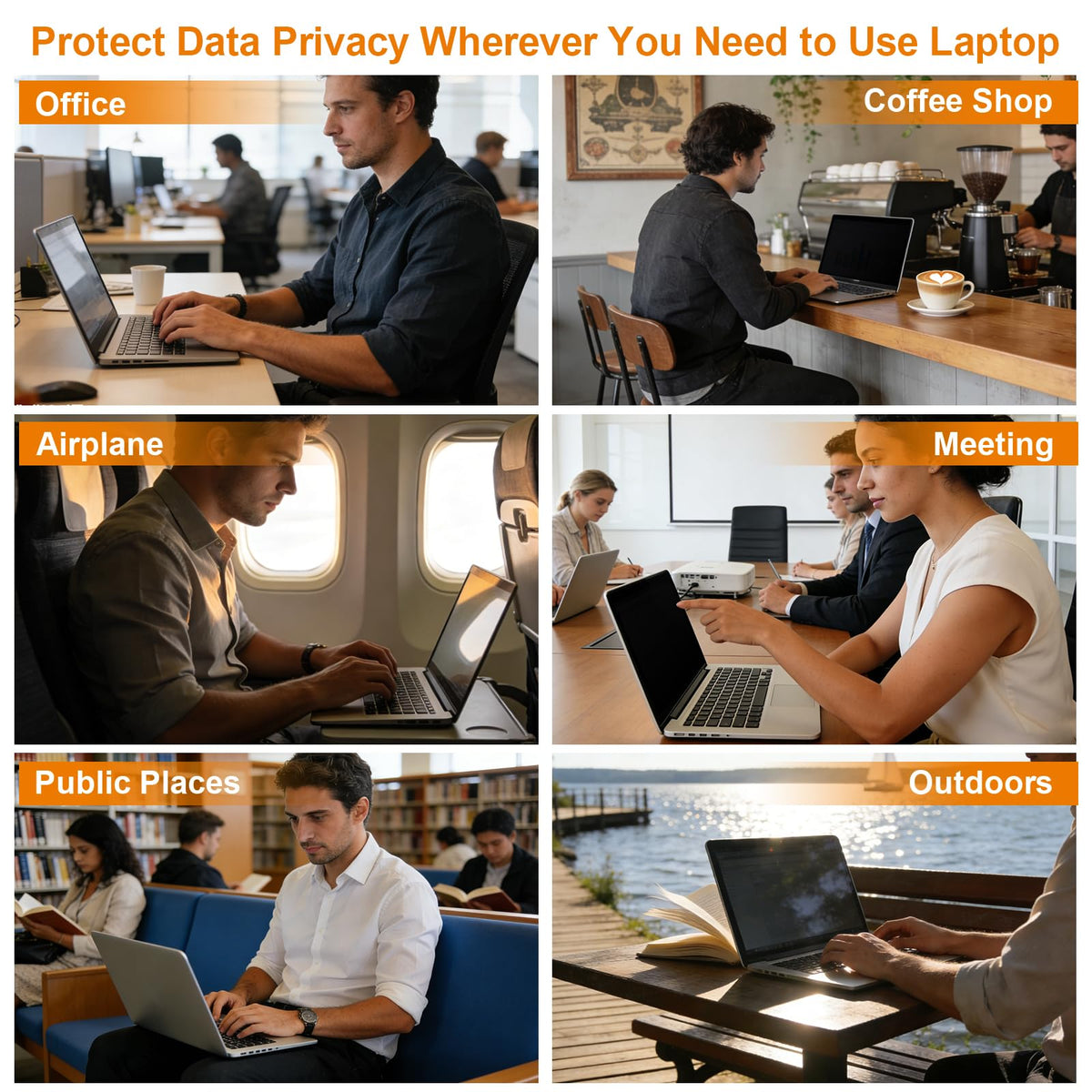 BSPROTE MacBook Air privacy screen preserves HD viewing with accurate color