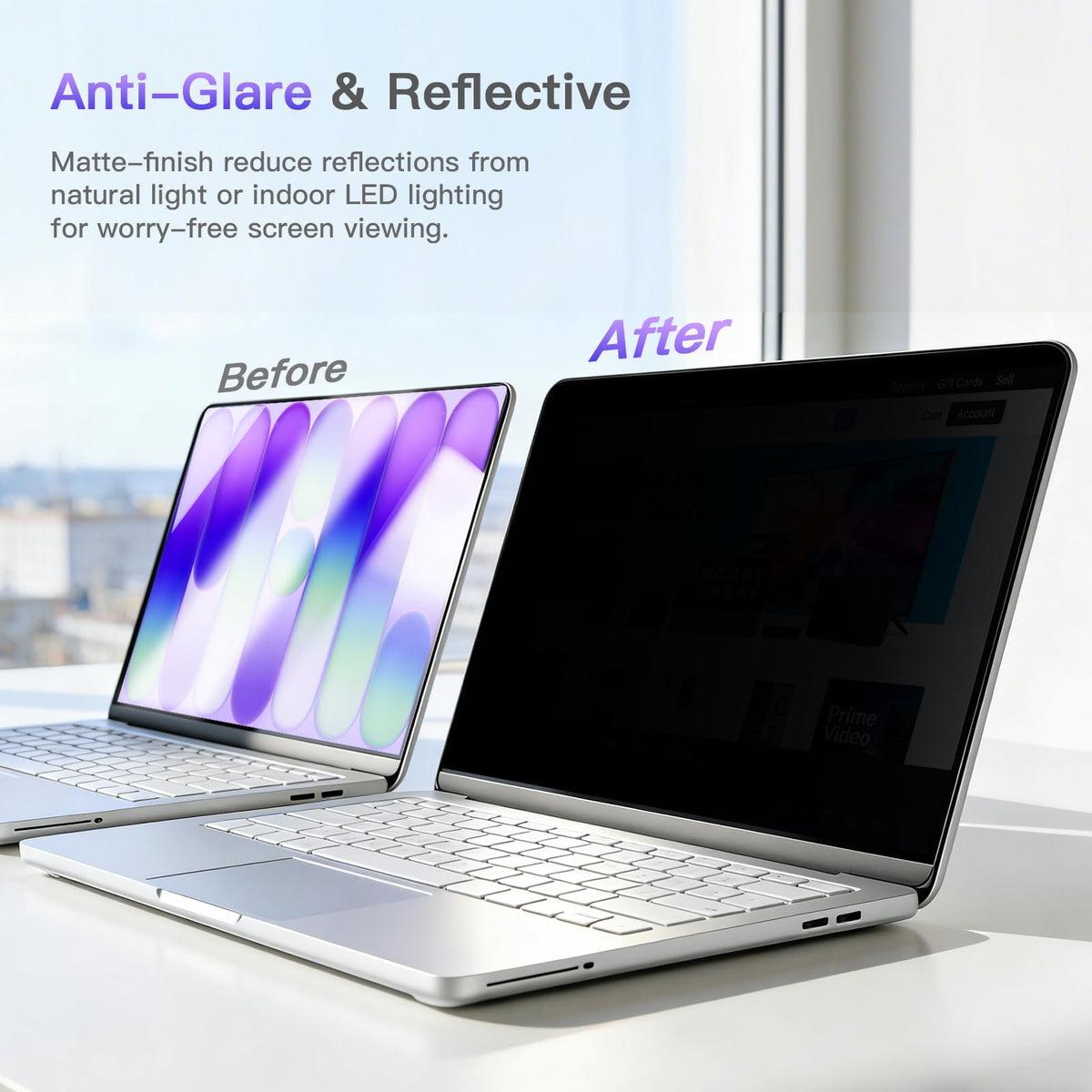 BSPROTE MacBook Neo 13 screen reduces blue light for eye comfort