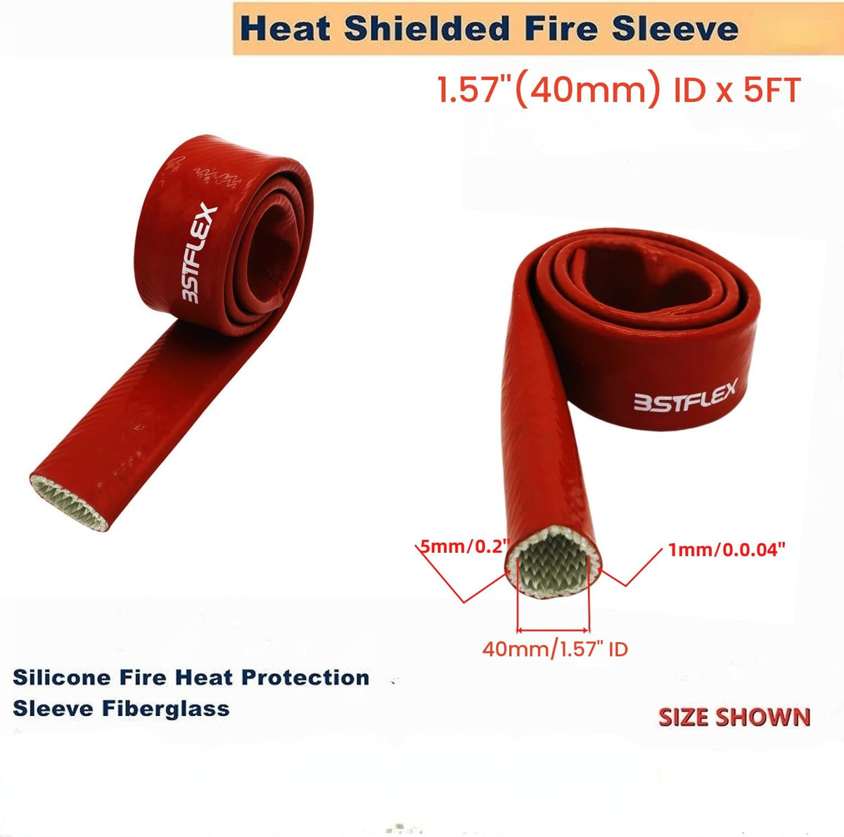 BSTFLEX close-up of silicone-coated surface showing heat-resistant texture