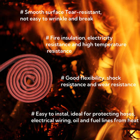 BSTFLEX oil line thermal protection sleeve enhances longevity under engine heat