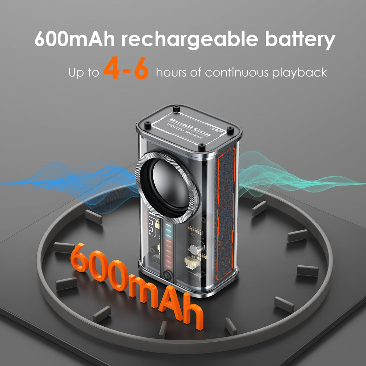 BSZHI K07 portable speaker for home and travel.
