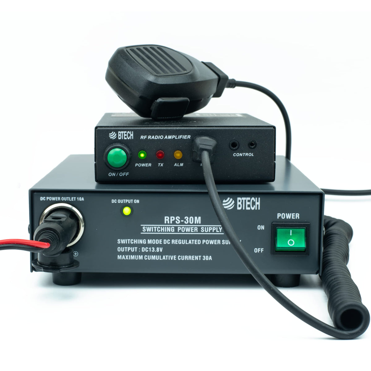 BTECH RPS-30M compact-design, space-saving bench power supply.