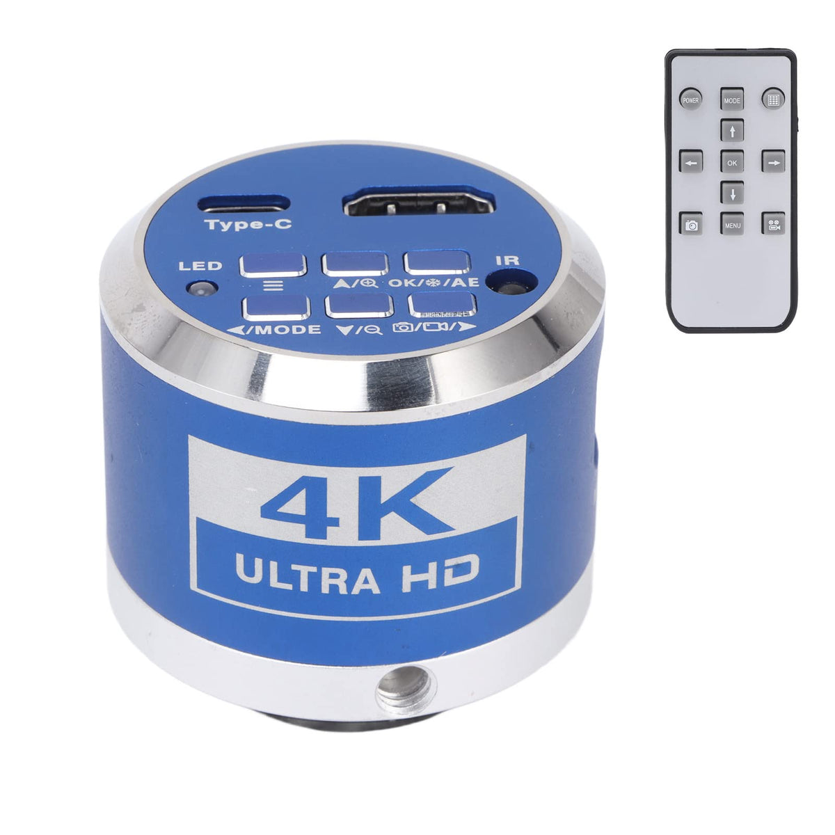 BTER KP-3609A4K front view of the compact 4K microscope camera for labs