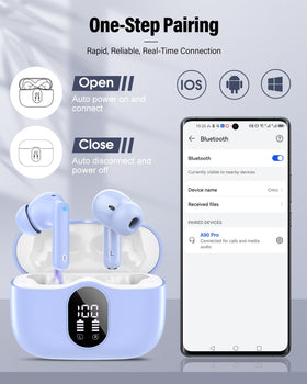 Btootos earbud in hand size comparison showing compact design and pocketable convenience