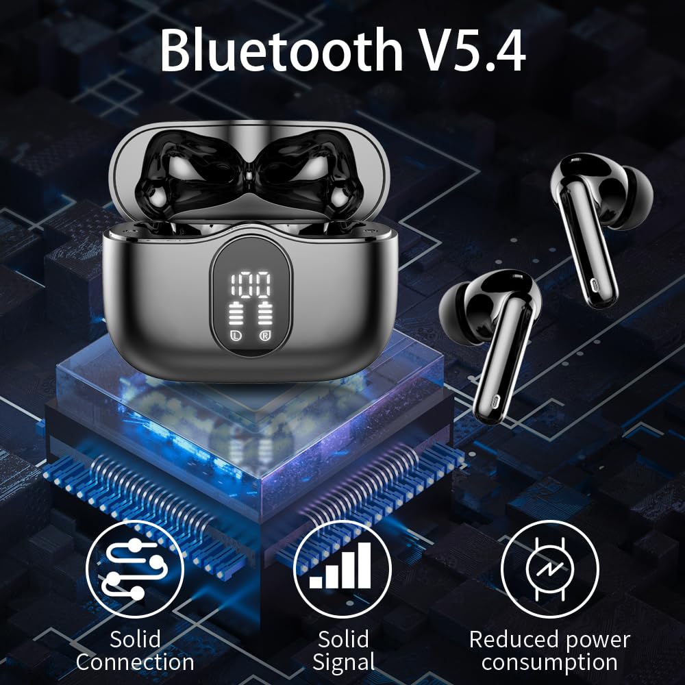 Btootos earbuds worn by runner, showcases secure fit and sweat resistance
