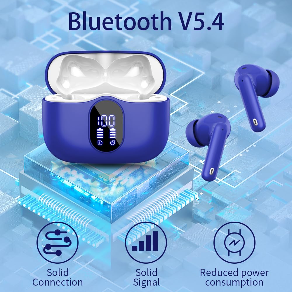 Btootos earbuds in-ear during workout, demonstrates secure fit and sweat-resistant IP7 protection