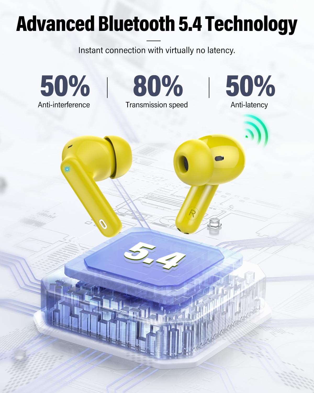 Btootos earbuds worn during activity showing secure fit