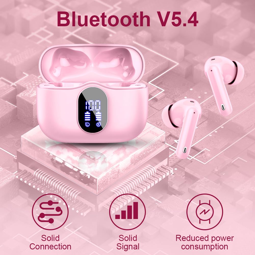 Btootos earbuds worn in ear during commute, benefit: comfortable secure fit