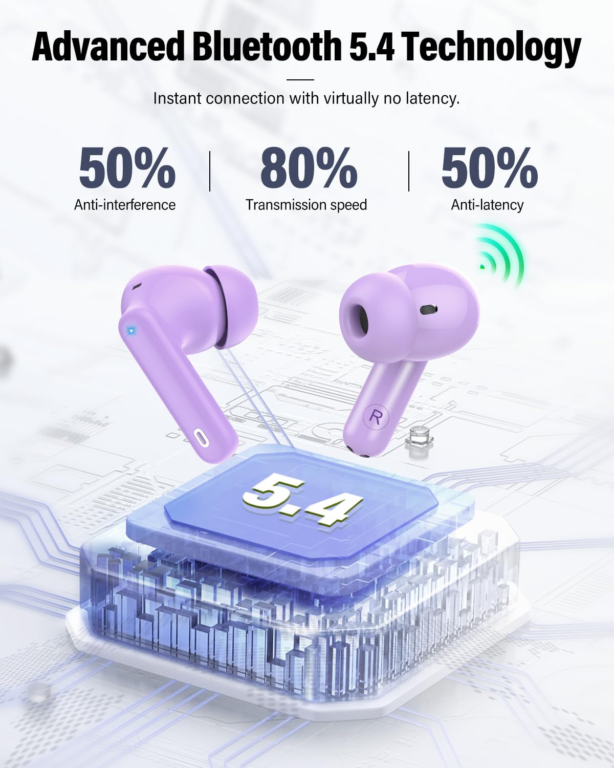 Btootos earbuds worn by runner outdoors, delivers secure fit and sweat resistance
