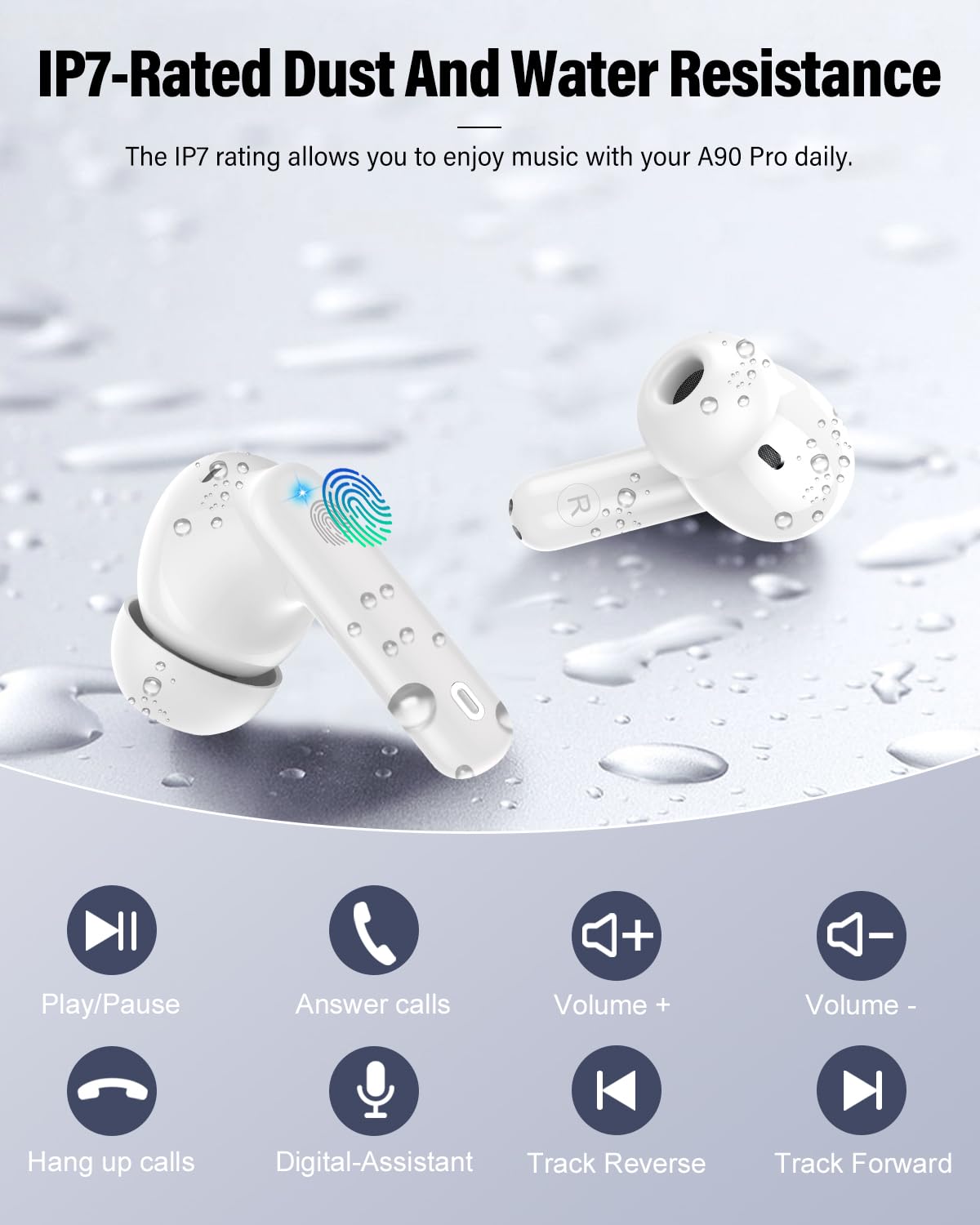 Btootos lifestyle image of outdoor runner wearing earbuds for active use and reliable audio