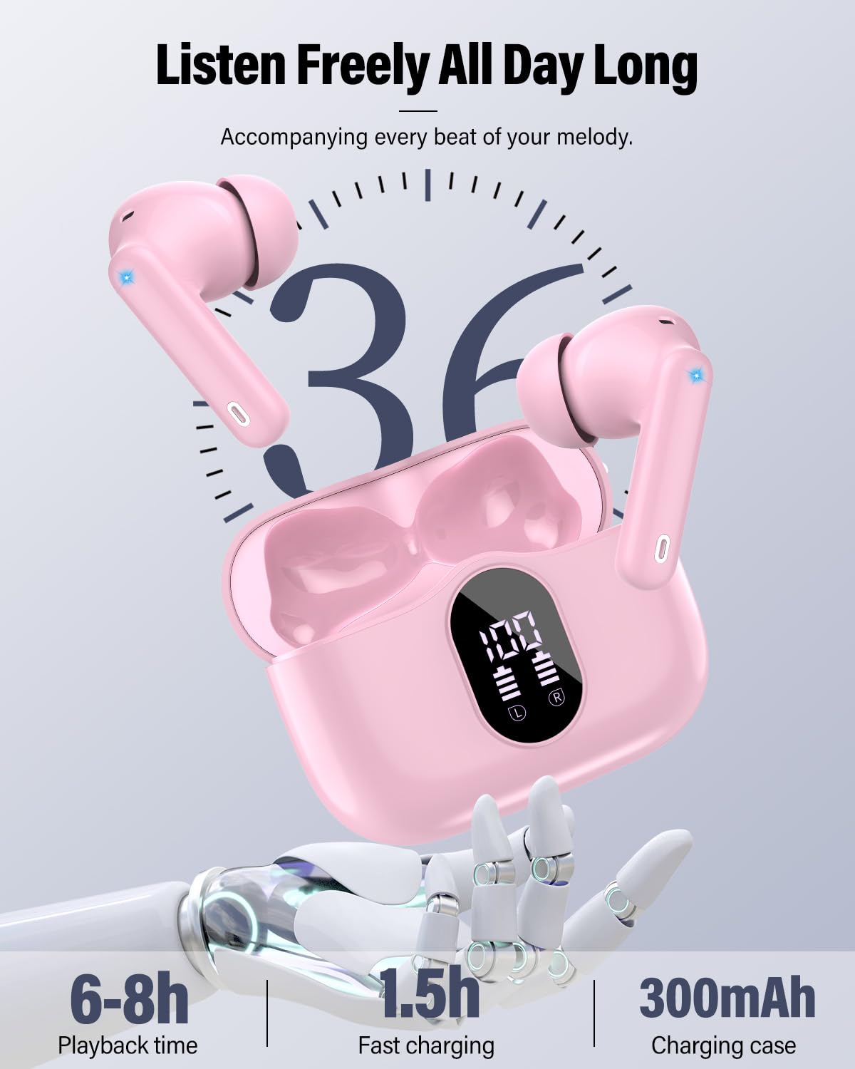 Btootos earbuds used during outdoor jogging showing IP7 water resistance advantage