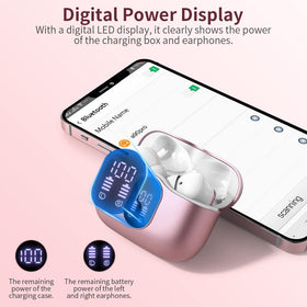 Btootos touch controls demonstrated on earbud for hands-free use