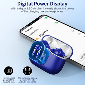 Btootos charging case USB-C port close-up, highlights fast, stable Type-C charging benefit
