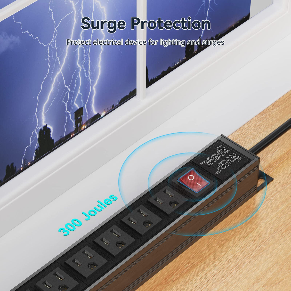 BTU 6 ft cord and plug length offering reach to wall outlets without extra extension