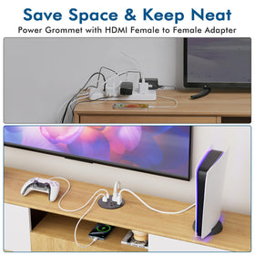 BTU HDMI port detail enabling simple A/V connection for presentations and displays
