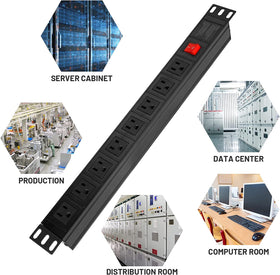 BTU installed in a server rack displaying organized power distribution and space efficiency