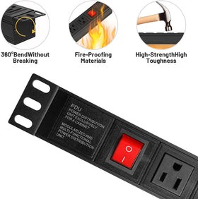 BTU mounting bracket detail showing reversible brackets and screws for flexible installation