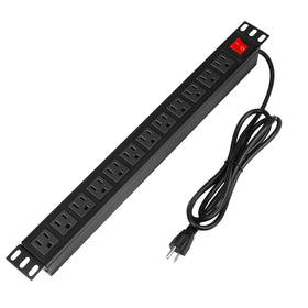 BTU 12-outlet rack-mount PDU for organized server racks.