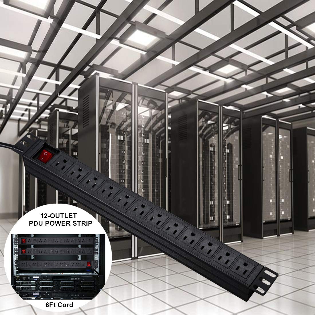 BTU 6 ft cord offers ample reach for workspaces.