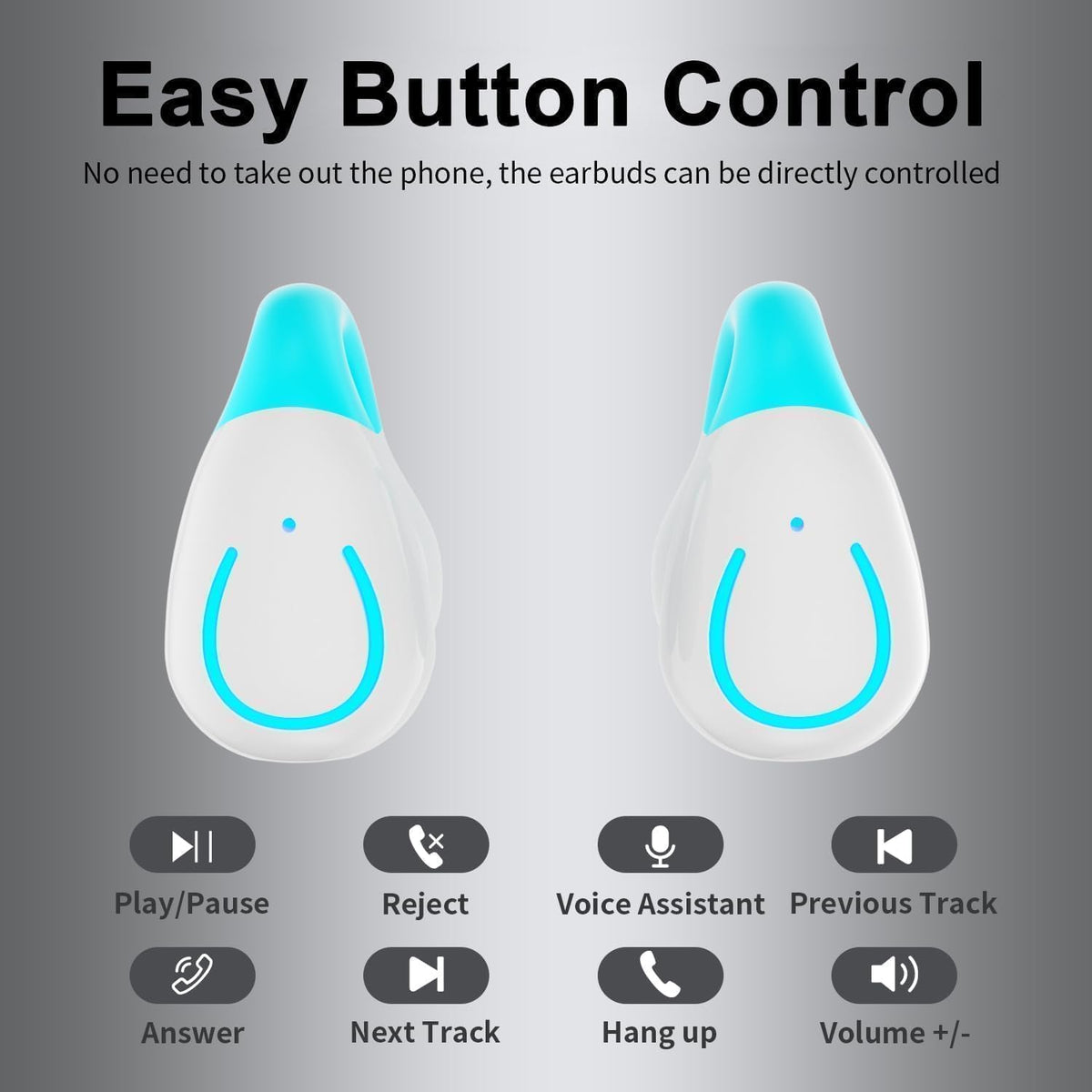 BUABMEQ Bluetooth 5.3 delivers stable connections with low latency.