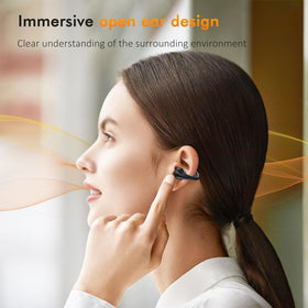 BUABMEQ built-in mic captures clear calls without bulky inserts