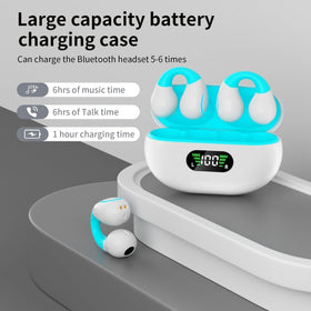 BUABMEQ lightweight ergonomic-fit earbuds stay secure during workouts.