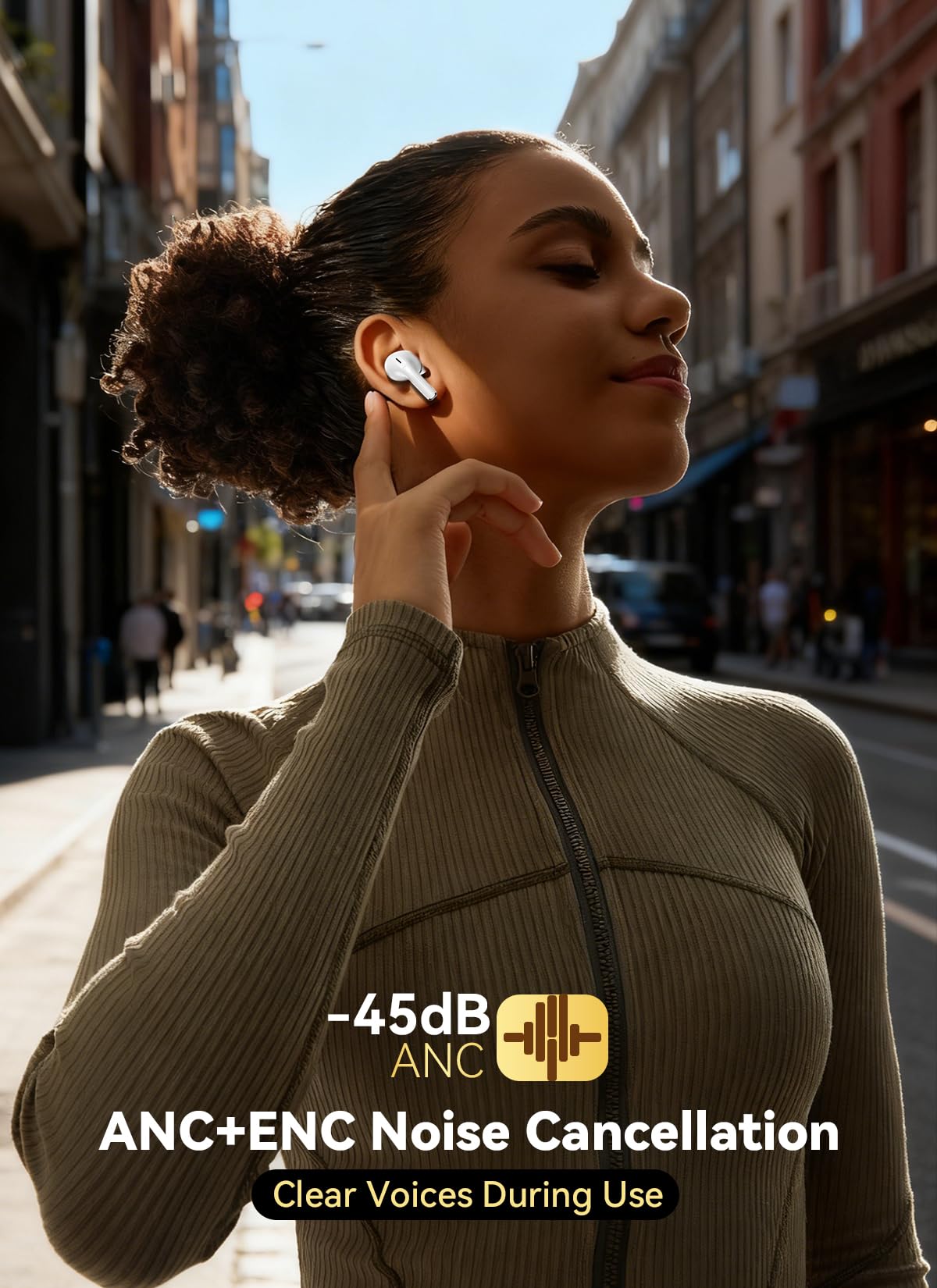 Bucephalus earbuds offer up to 48 hours of playback.