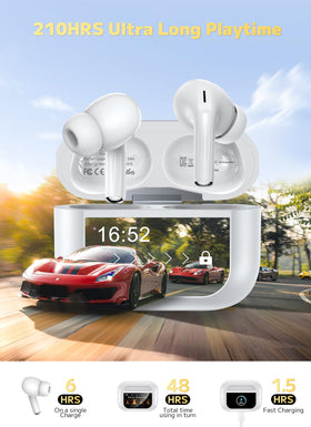 Bucephalus Bluetooth 5.4 earbuds for stable, fast wireless connection.