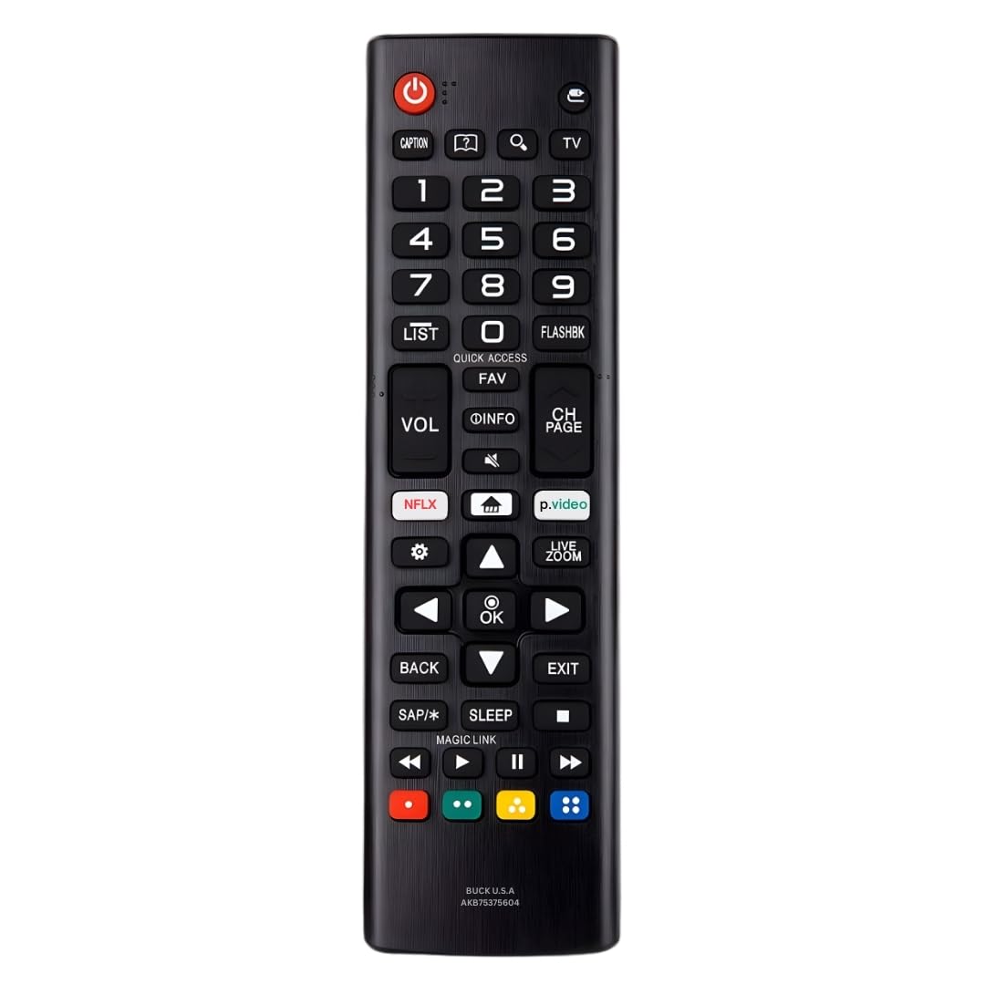 BUCK U.S.A remote front view showing layout and quick access benefits