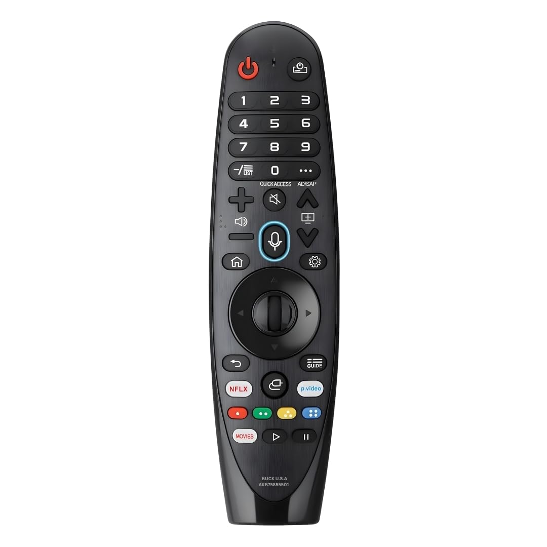 BUCK U.S.A AKB75855501 front view showing full button layout for easy replacement
