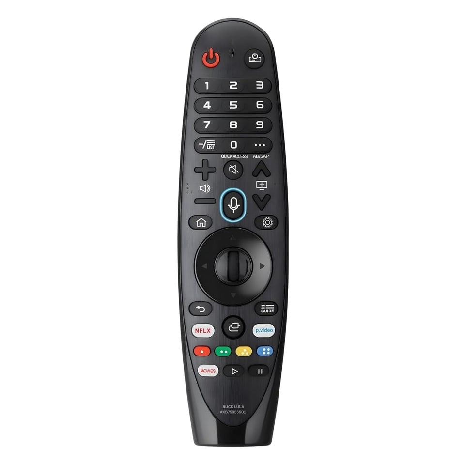 BUCK U.S.A AKB75855501 front view showing full button layout for easy replacement