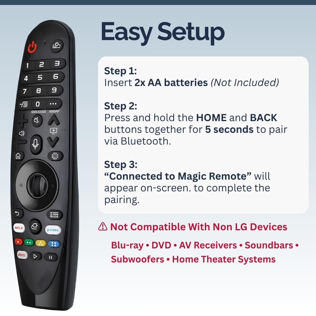 BUCK U.S.A remote pointer on TV screen demonstrating accurate motion control