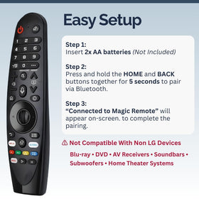 BUCK U.S.A remote pointer on TV screen demonstrating accurate motion control