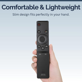 BUCK U.S.A BN59-01295A held in hand to show ergonomic size and comfortable grip