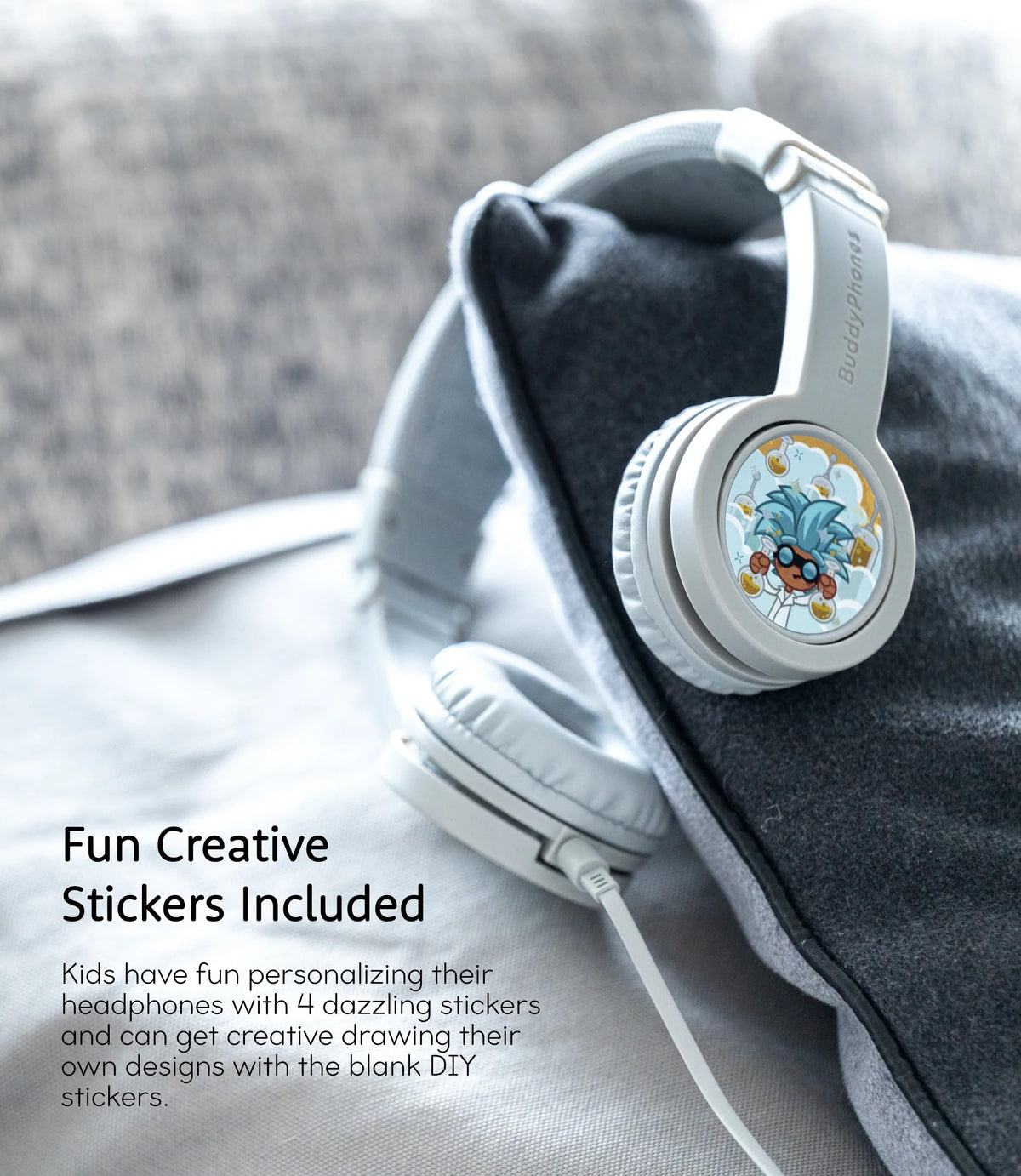 BuddyPhones Explore Plus BuddyCable sharing enables group listening