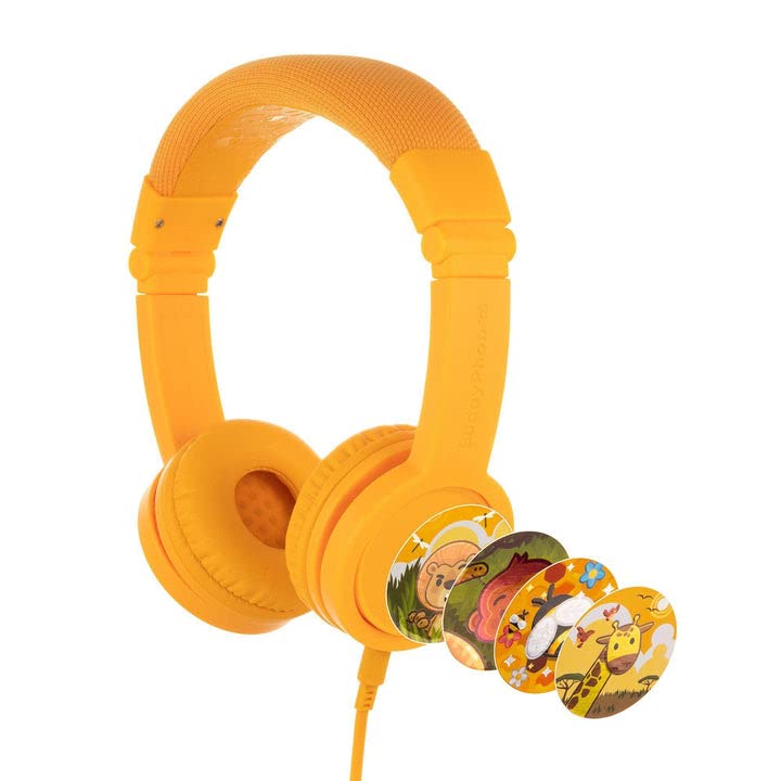 BuddyPhones Explore Plus foldable headband for easy storage during travel