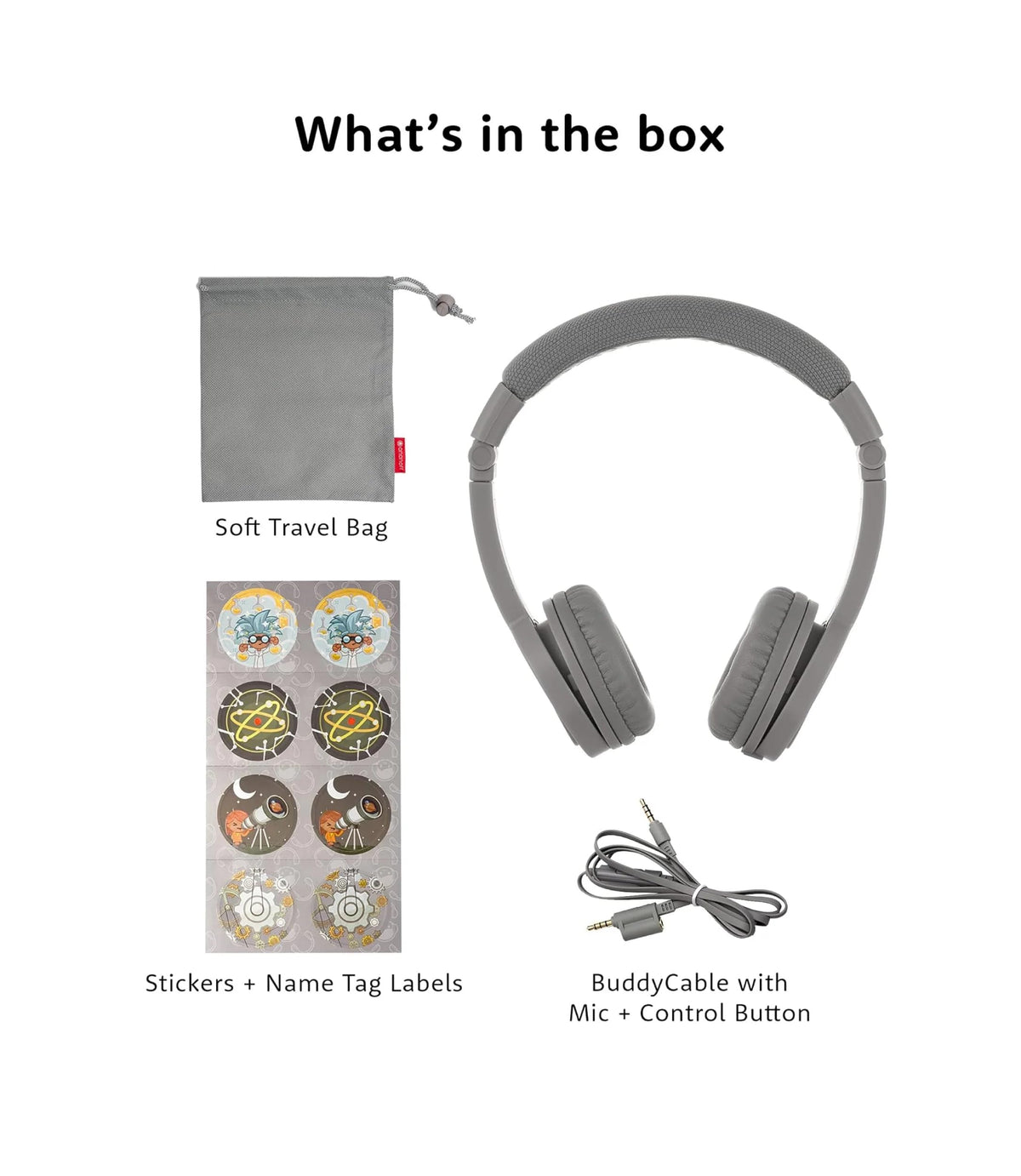 BuddyPhones Explore Plus supports up to four headphones with shared listening